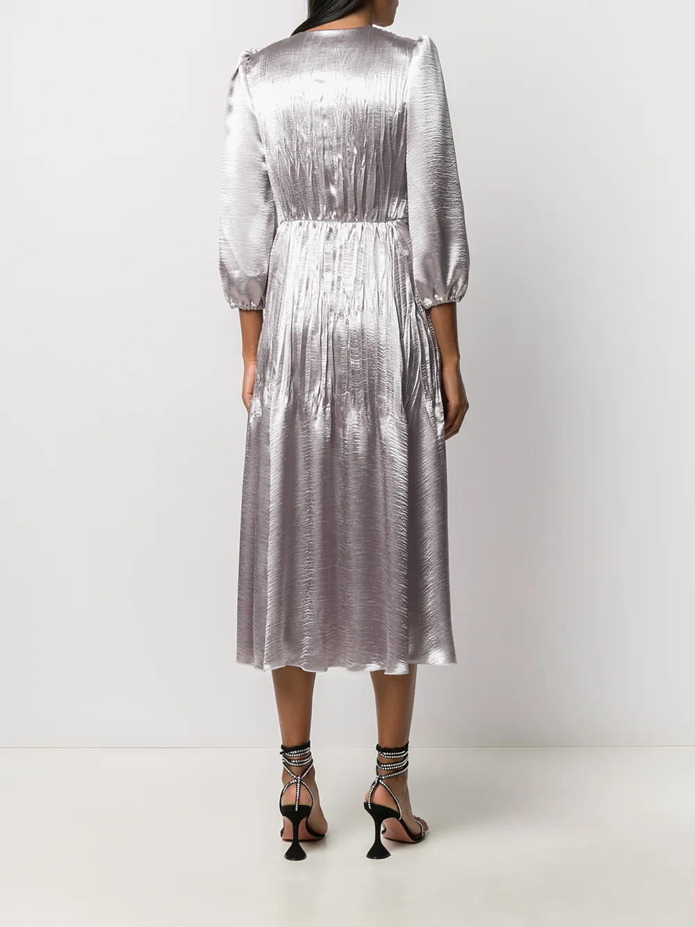  Philosophy Di Lorenzo Serafini Metallic Kleid   Silber 