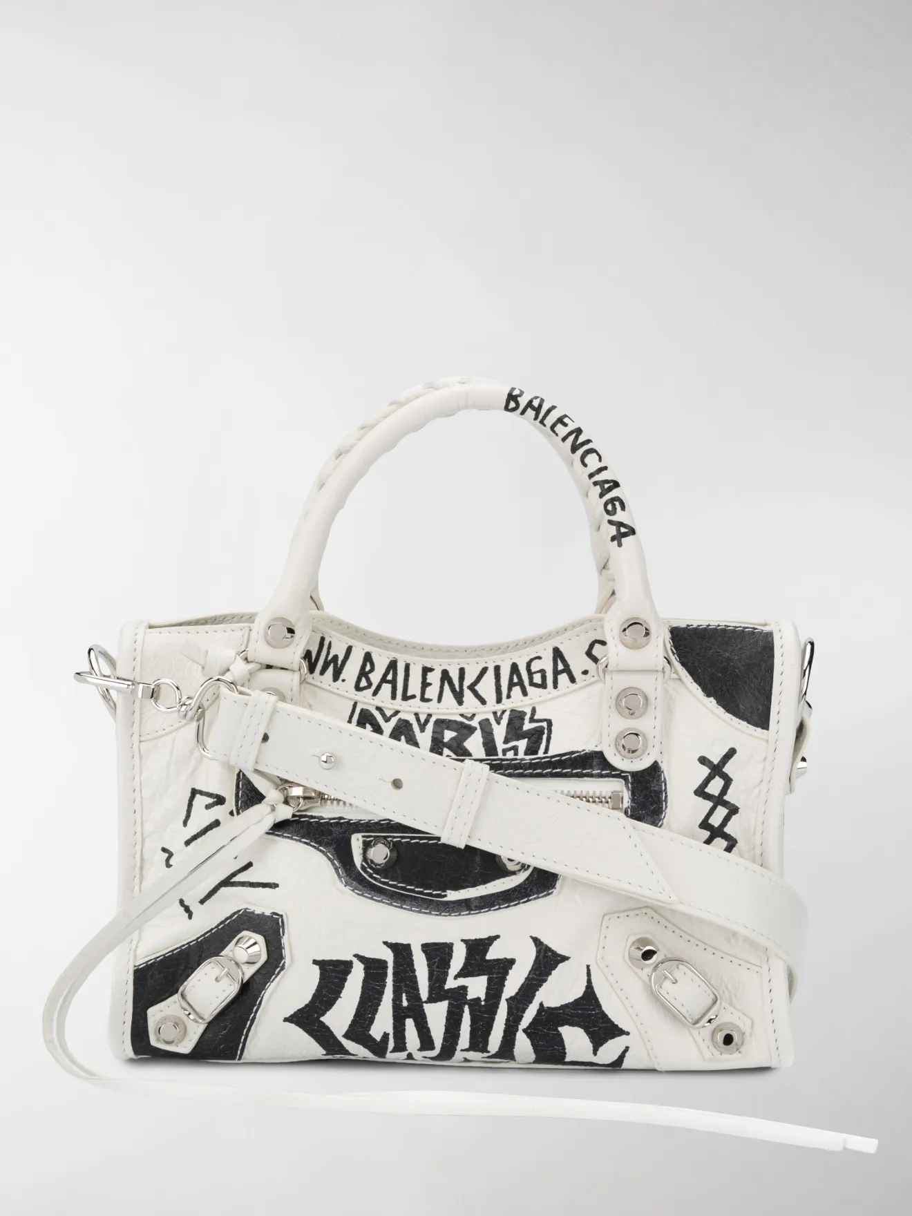 balenciaga waist bag graffiti