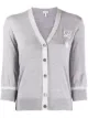 Image 1 of LOEWE logo-embroidered wool cardigan