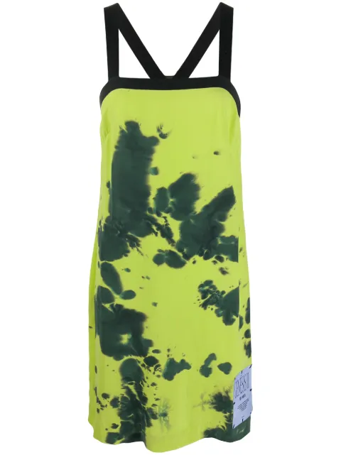 MCQ tie-dye print shift dress