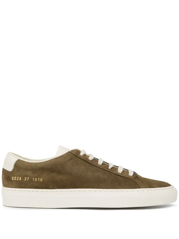 green suede common projects
