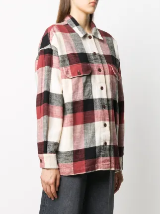 check print long-sleeved shirt展示图