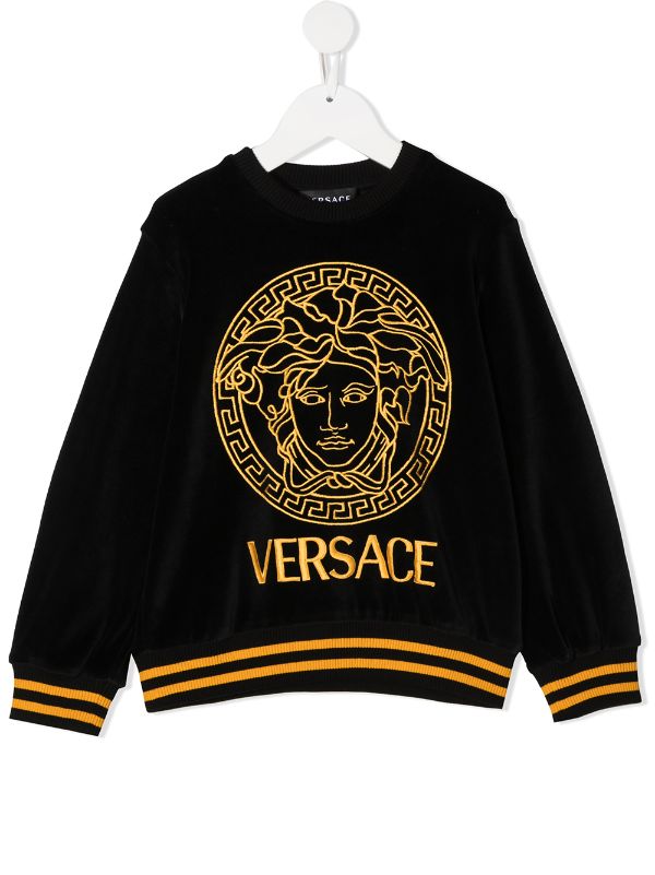 versace velvet sweatshirt