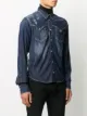 Dsquared2 distressed buttoned denim shirt