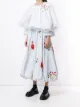 Simone Rocha flared tulle blouse
