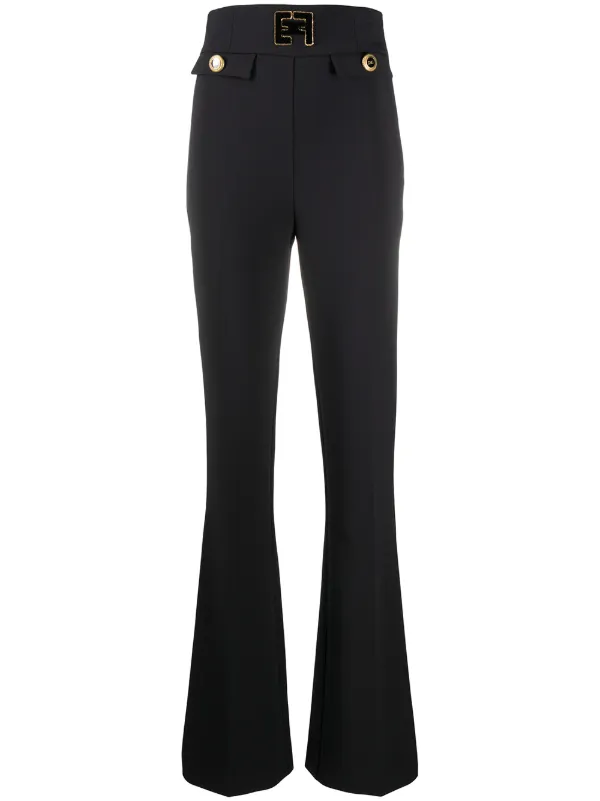 Bootleg black trousers Clearance