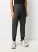 Emporio Armani elasticated ankle trousers
