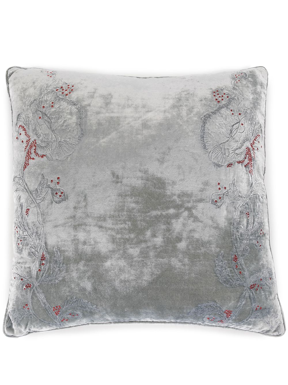 фото Anke drechsel embroidered floral cushion