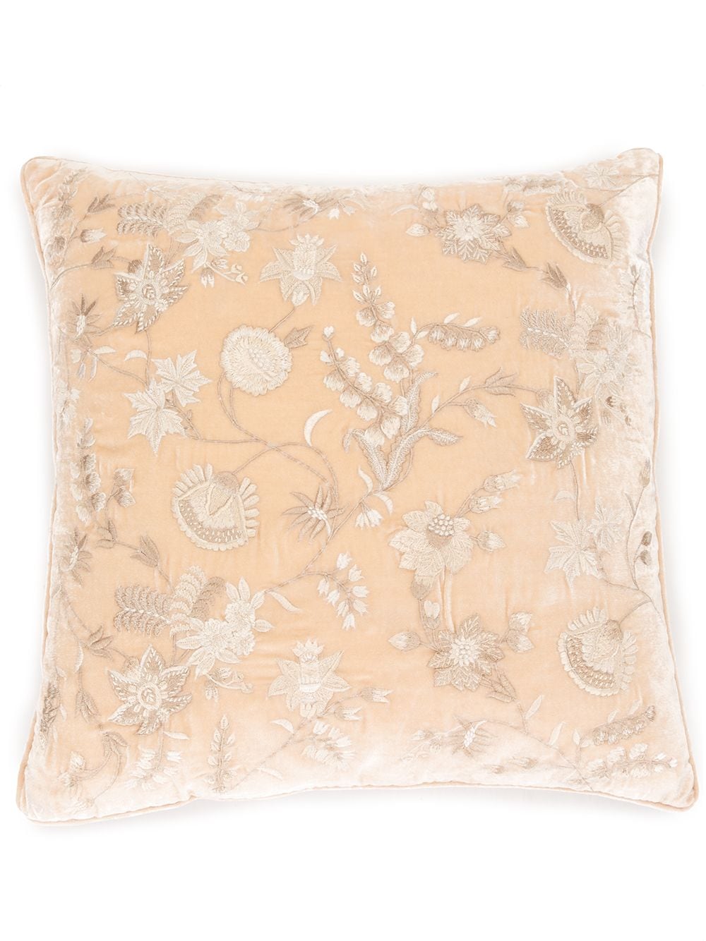 фото Anke drechsel embroidered floral cushion