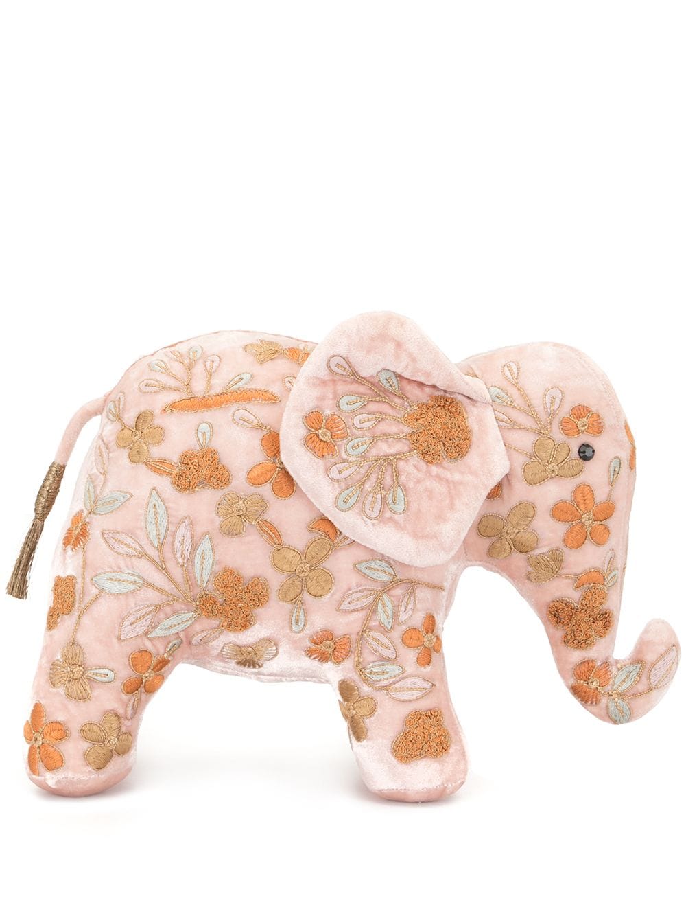 

Anke Drechsel elefante de peluche bordado - Rosado