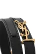 Saint Laurent monogram double-wrap leather bracelet
