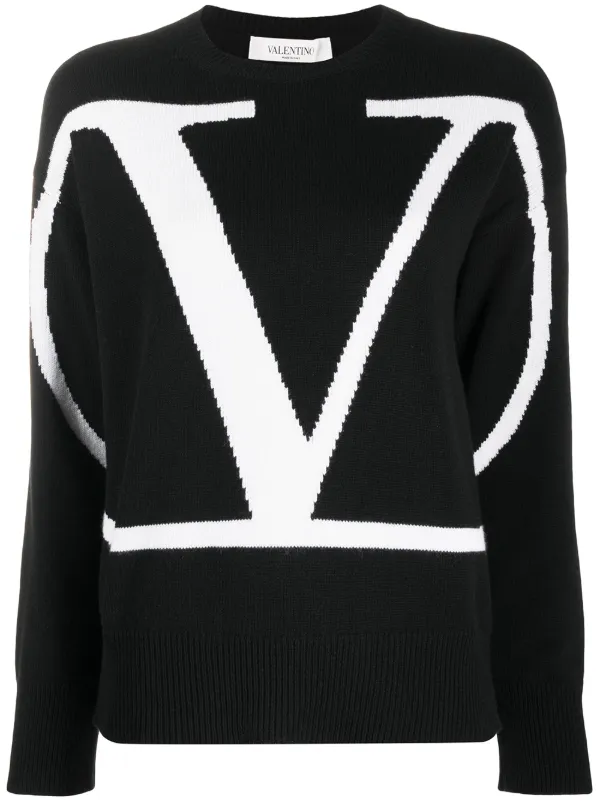 valentino crew neck sweater