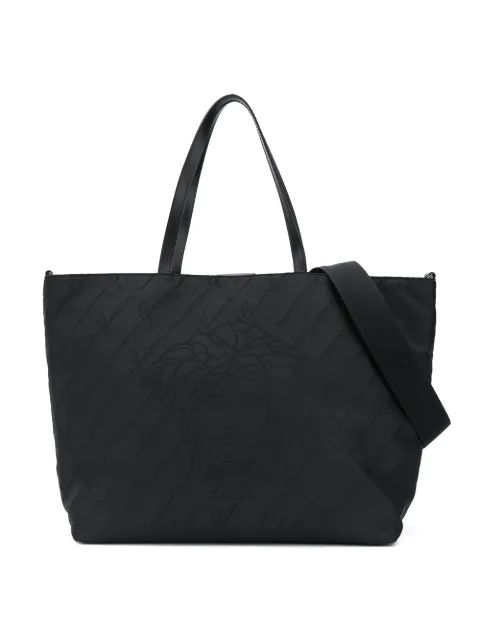Versace Kids logo tote bag