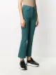 Mother cropped bell-flare jeans