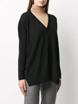 oversized batwing sleeve jumper展示图