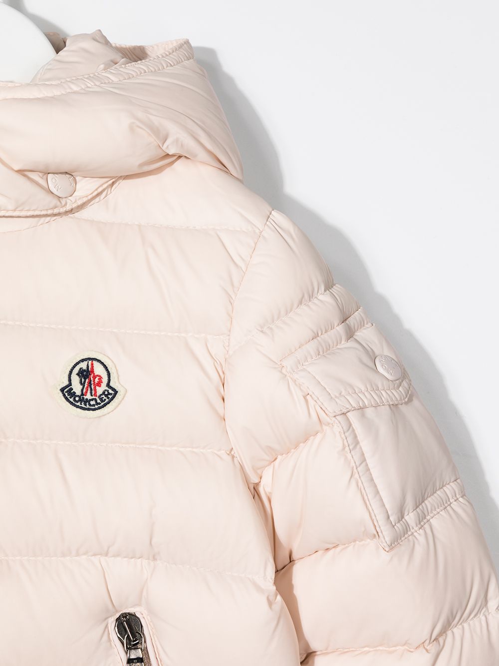 фото Moncler kids куртка с нашивкой-логотипом