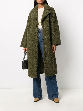 oversized shearling coat展示图