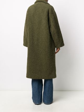 oversized shearling coat展示图