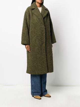 oversized shearling coat展示图