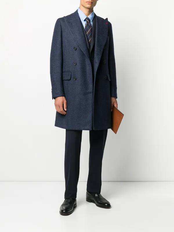 isaia overcoat