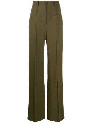 flared bottom trousers