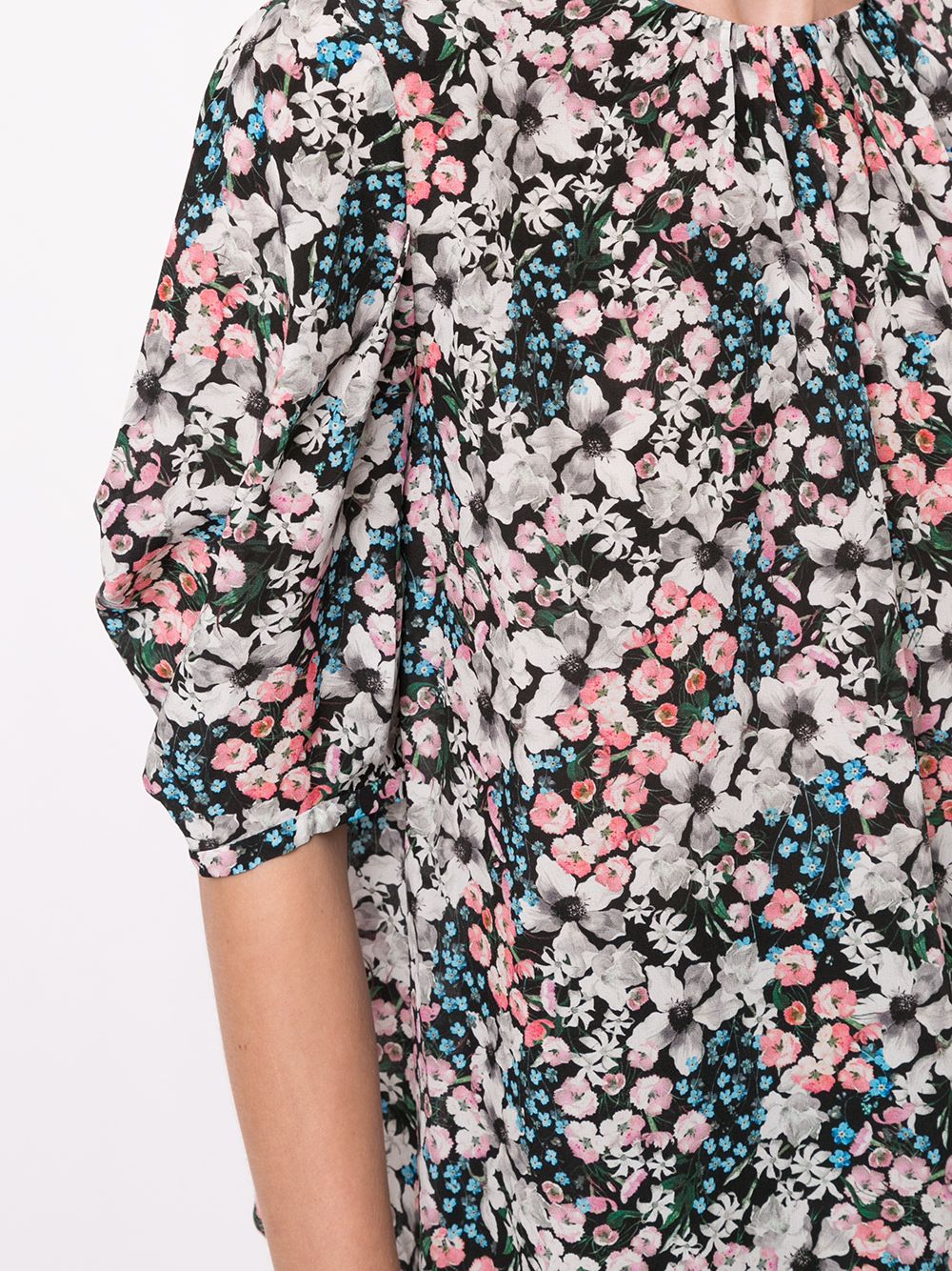 фото Erdem floral-print silk blouse