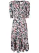 Image 1 of Erdem puff-sleeve floral dress
