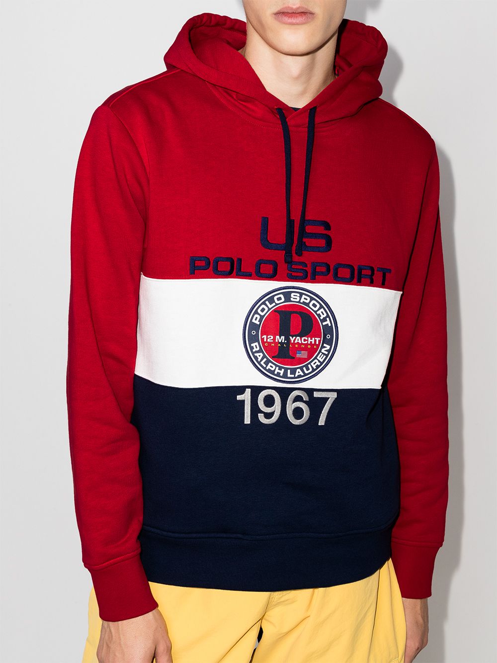 фото Polo ralph lauren худи sport 1967 с логотипом