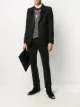 Image 2 of Givenchy logo pattern peaked blazer