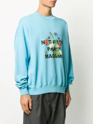 Not From Paris sweatshirt展示图