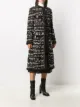 Dolce & Gabbana mid-length tweed coat