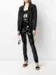 Image 2 of David Koma leather straight-leg trousers