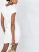 Balmain embossed-button knitted dress