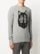 Ron Dorff wolf print jumper