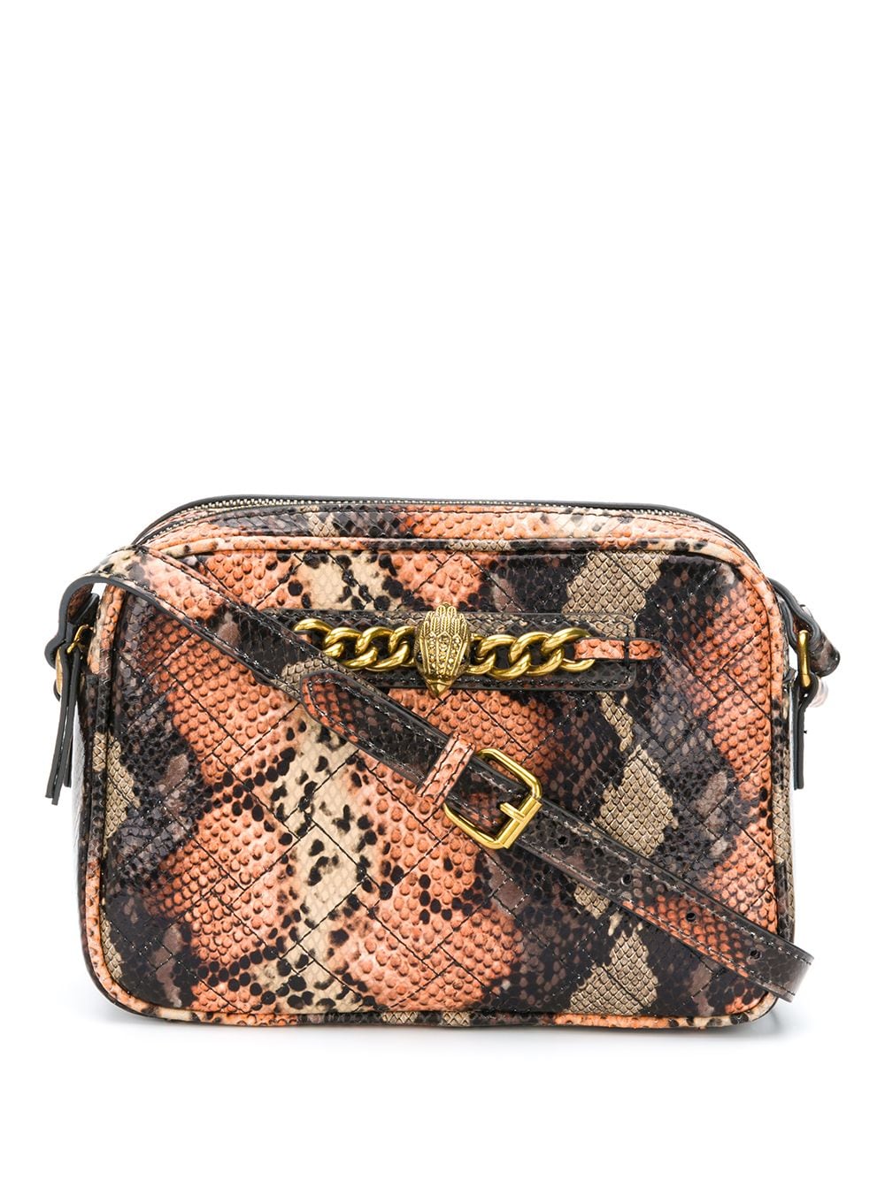 фото Kurt geiger london сумка через плечо chelsea со змеиным принтом