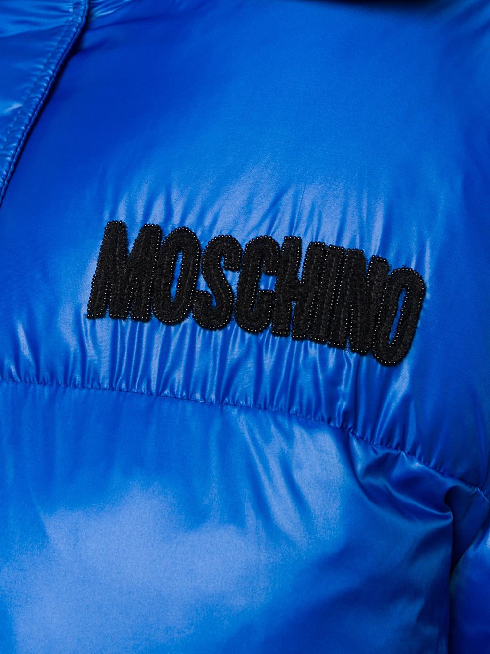 фото Moschino короткий пуховик teddy bear