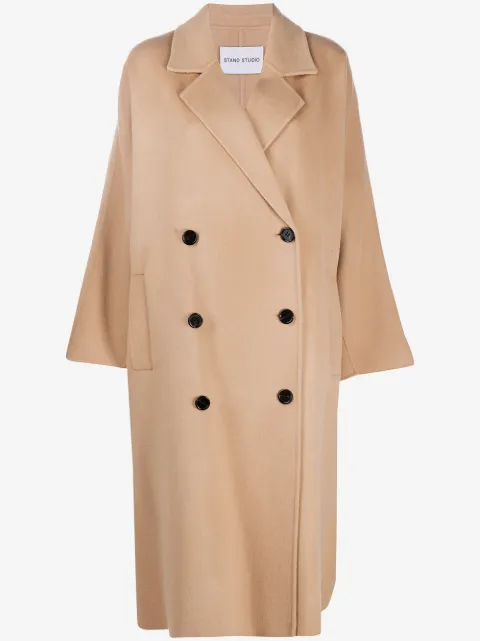STAND STUDIO oversized double-breasted coat