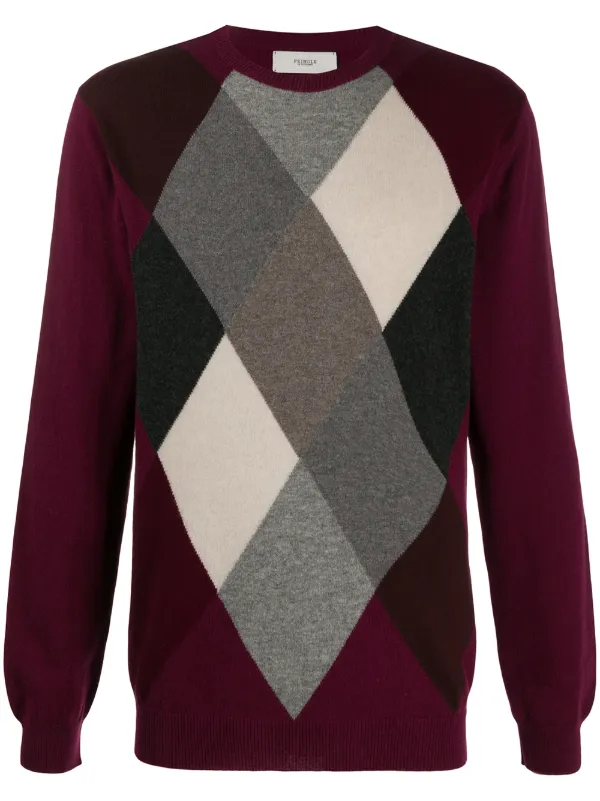 patterned cashmere jumpers