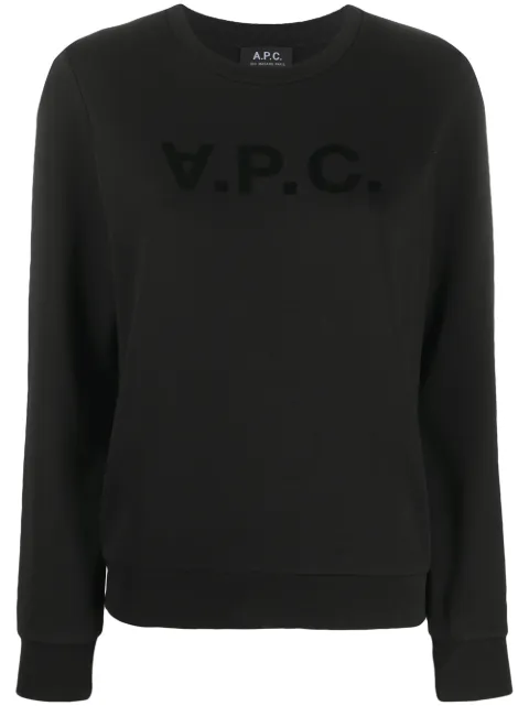 A.P.C. logo print sweatshirt Women