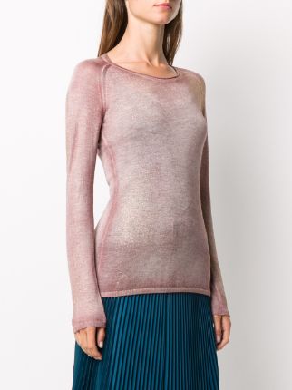 cashmere shimmer knit top展示图