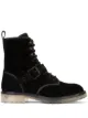 Image 1 of Giuseppe Zanotti lace-up buckle detail boots