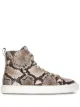 Image 1 of Giuseppe Zanotti snakeskin-effect high-top trainers