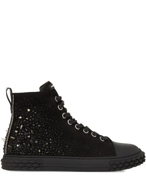 Giuseppe Zanotti кеды Blabber с кристаллами