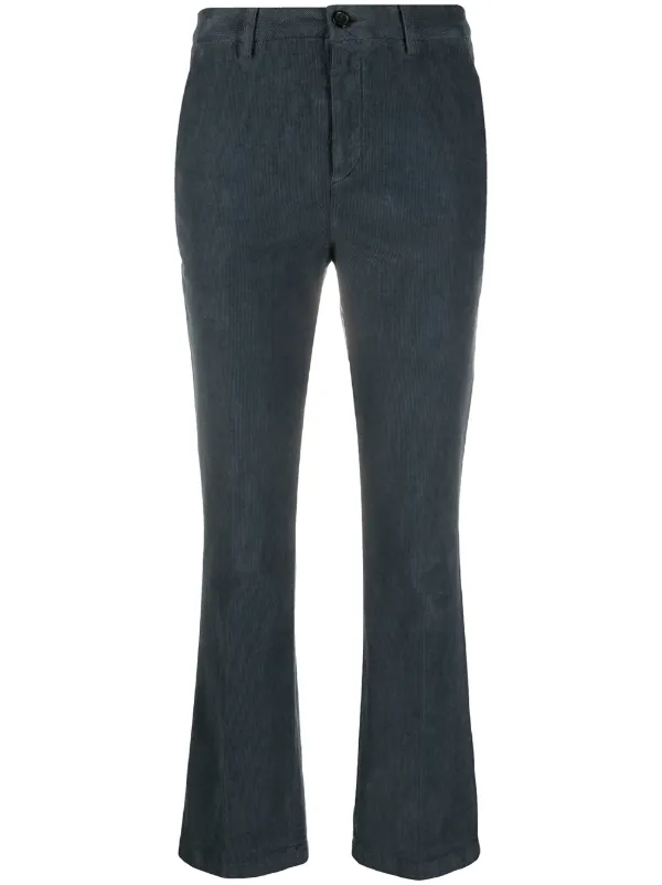 corduroy bootcut trousers