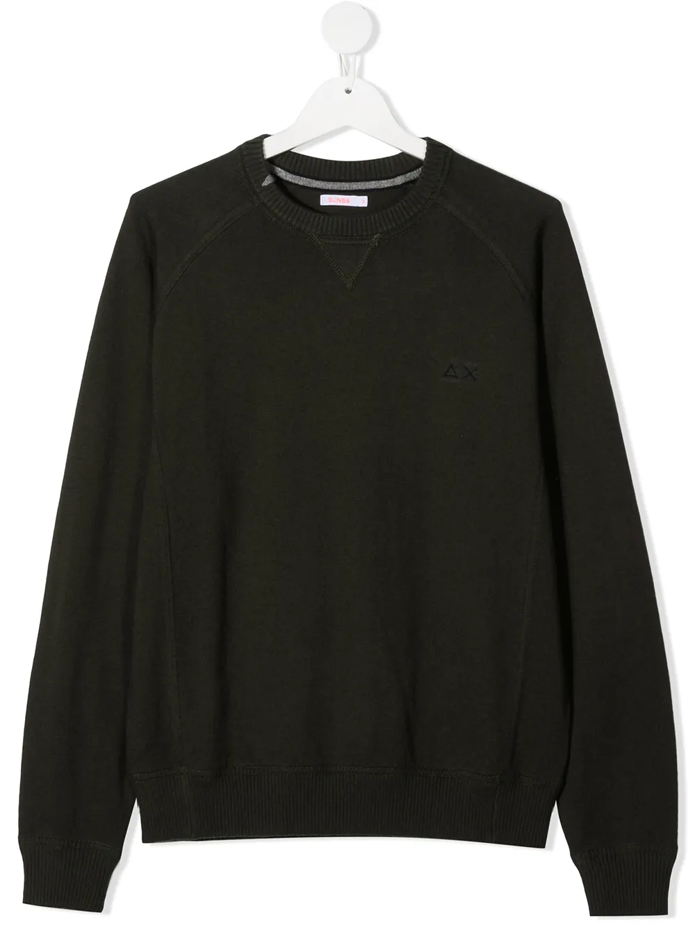Sun 68 Kids джемпер с круглым вырезом и вышитым логотипом