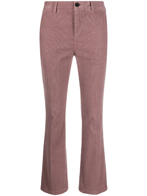 corduroy bootcut trousers