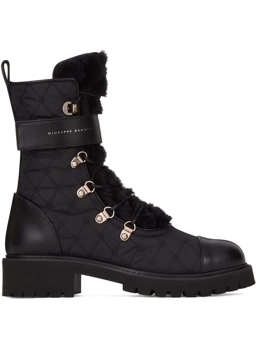 Giuseppe Zanotti Quilted Combat Boots - Farfetch
