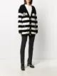 Balmain striped knit cardigan