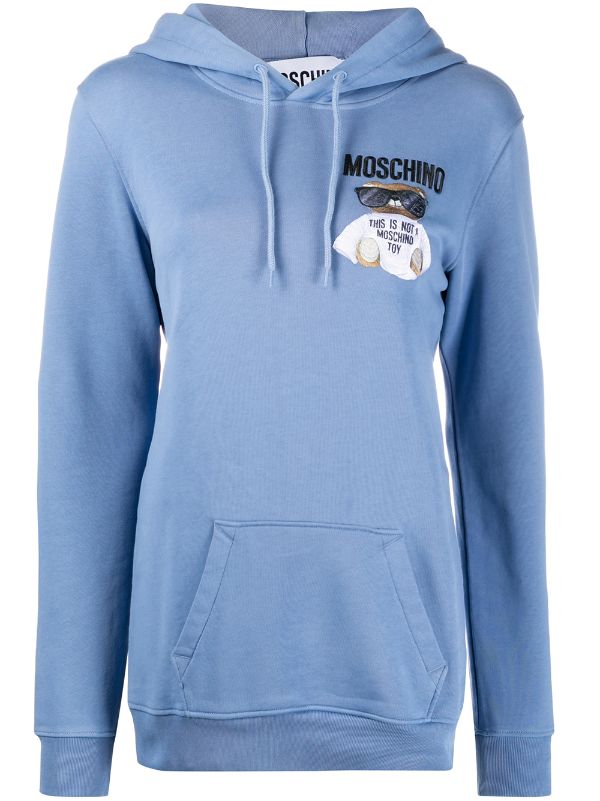 moschino teddy hoodie