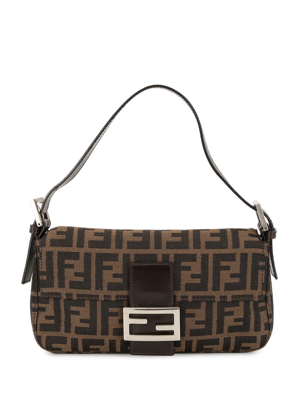 фото Fendi pre-owned сумка на плечо mamma baguette с узором zucca